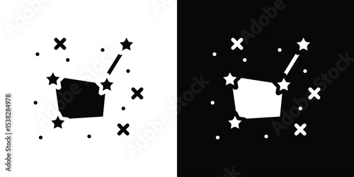 Constellation icon vector design template elegant style
