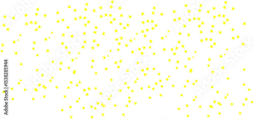 Falling or floating yellow stars on vector stars  background