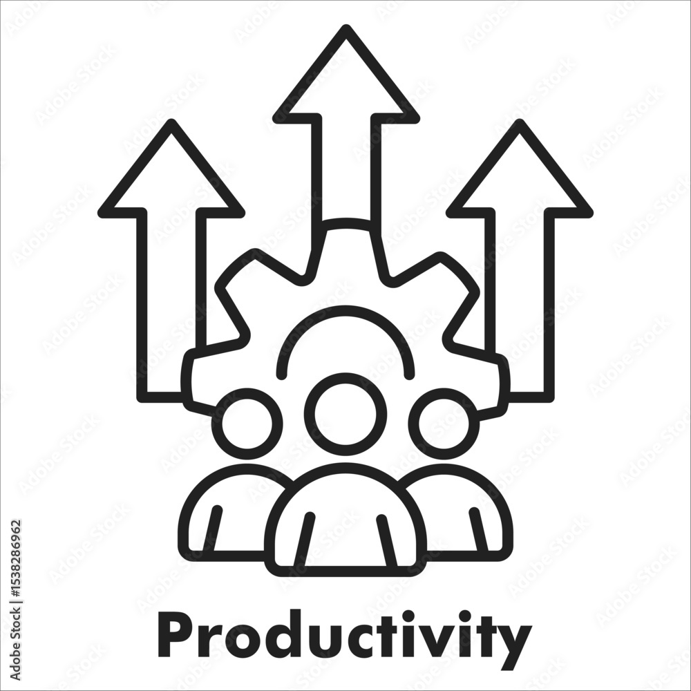Productivity Outline Icon