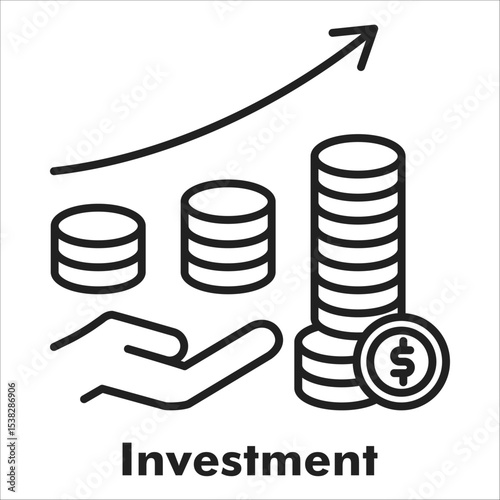Investment Outline Icon