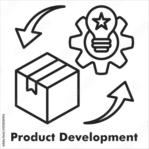Product Development Outline Icon