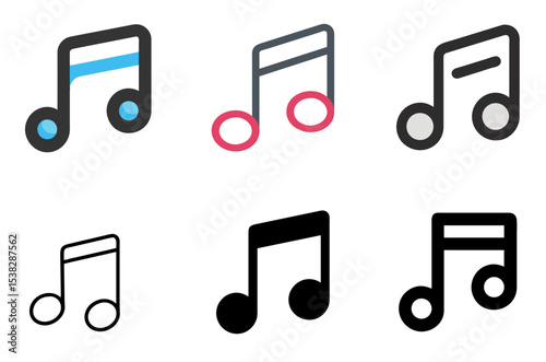 Music Note Icon Sound Song Melody Audio Pack