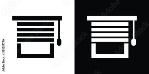 Blinds icon vector design template elegant style