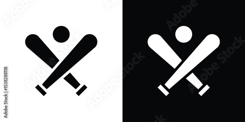Baseball icon vector design template elegant style