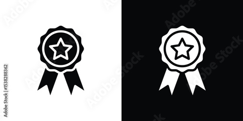 Badge icon vector design template elegant style