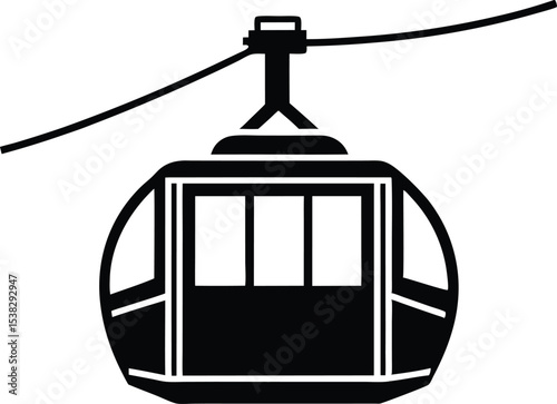 High quality cable car aerial transport cableway mountain sky urban cable car travel scenic view tourism adventure lift ropeway landscape transportation