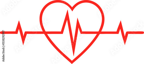 Simple yet impactful heartbeat line split