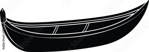 Canoe outdoor watercraft paddle adventure river lake nature sport travel boating calm exploration summer scenic journey peaceful float vessel