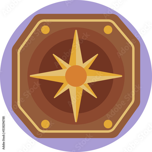 A navigational tool used by pirates to find direction at sea.