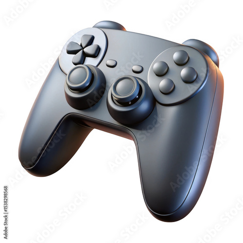 Obraz na płótnie Modern dark gray wireless game controller