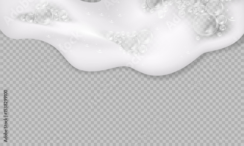 Bath foam isolated