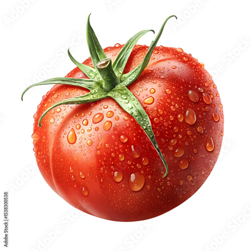 Juicy Red Tomato: Fresh From the Garden