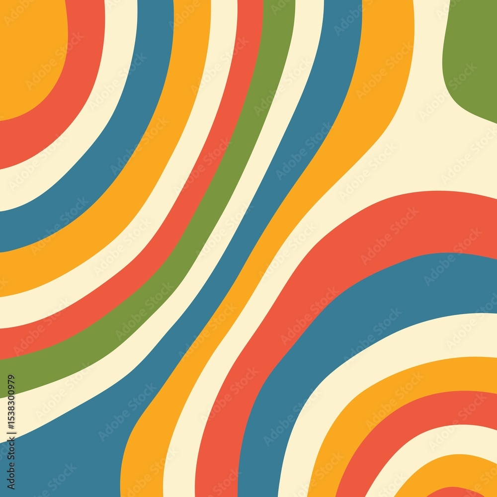 Obraz premium Abstract Geometric Pattern Vector Design Illustration