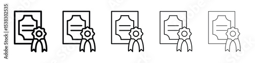 License icon for social media, app, and web design. Vector illustration.