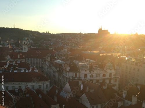 Photography view of prague in sunny day