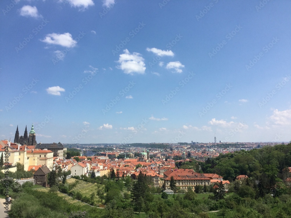 Obraz premium view of prague in sunny day