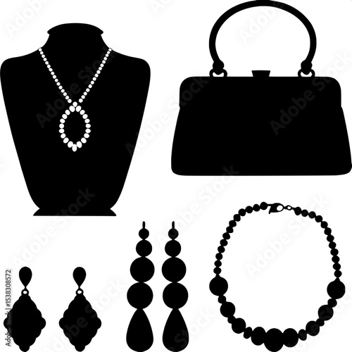 women accessories vector