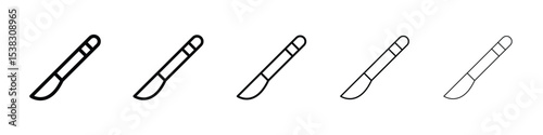Scalpel icon for social media, app, and web design. Vector illustration.