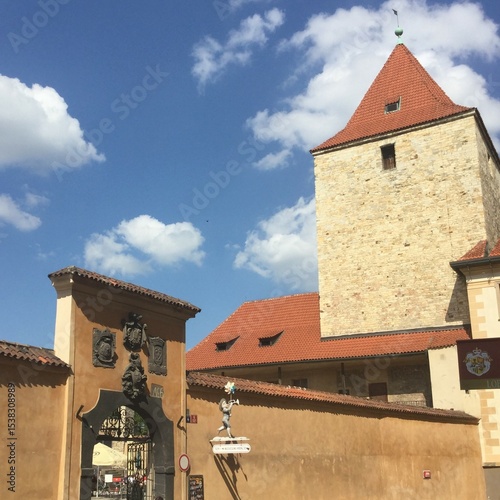 Photography castle in the city of prague