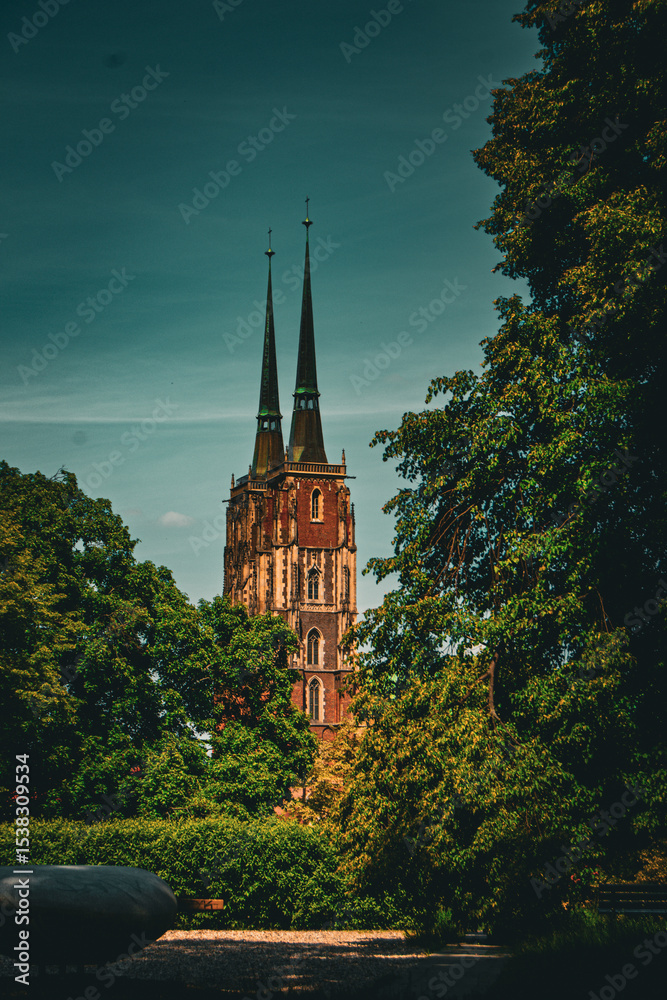 Fototapeta premium old cathedral in Poland