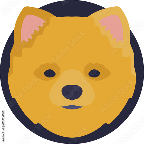 Pomeranian: Small fluffy dog with a thick double coat and a fox-like face.