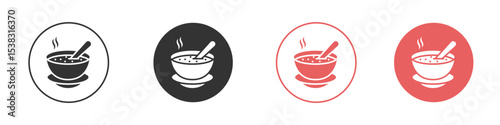 Soup icon for social media, app, and web design. Vector illustration.