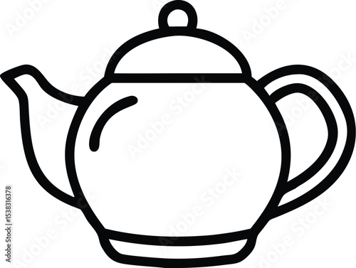 teapot isolated on white background