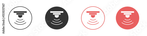 Sensor icon simple flat graphic illustration.