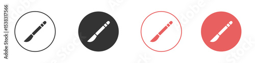 Scalpel icon for social media, app, and web design. Vector illustration.