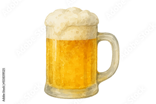ビールの絵