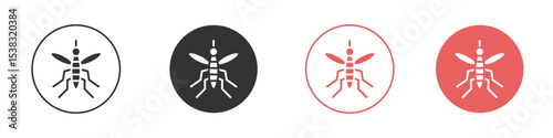 Mosquito icon simple flat graphic illustration.