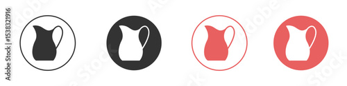 Jug icon for social media, app, and web design. Vector illustration.
