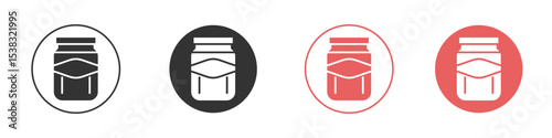 Jam icon simple flat graphic illustration.
