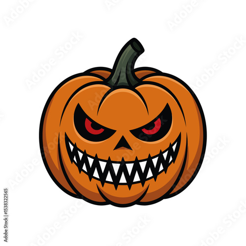 Pumpkin character in black and white, perfect for spooky Halloween designs. Suitable for Halloween invitations, party decorations, and themed websites.