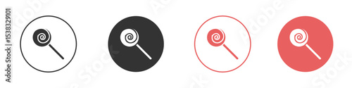 Candy icon simple flat graphic illustration.