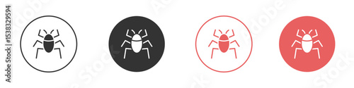 Bugs icon simple flat graphic illustration.