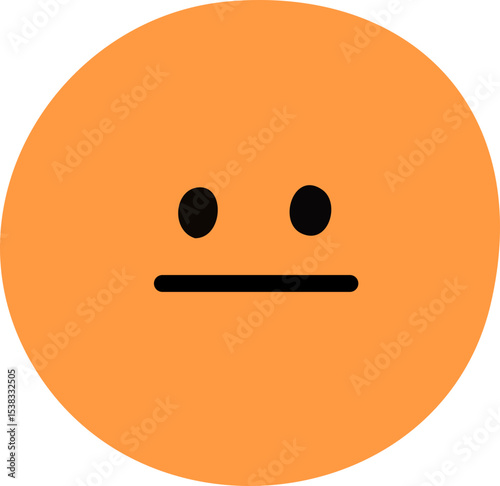 무표정 얼굴 표정 동그라미 드로잉 이모티콘(face emoticon drawing sticker)
