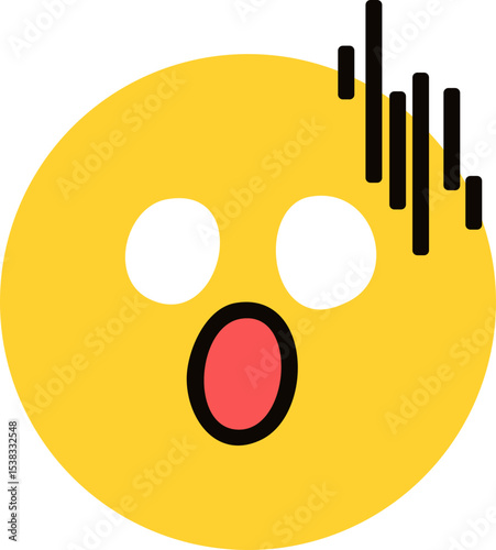 좌절 절망 얼굴 표정 동그라미 드로잉 이모티콘(face emoticon drawing sticker)