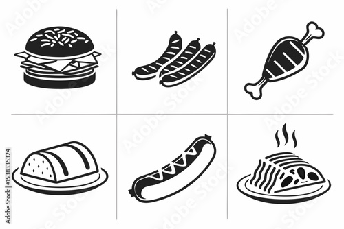 fast food icons