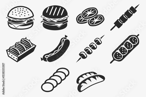 food icons set