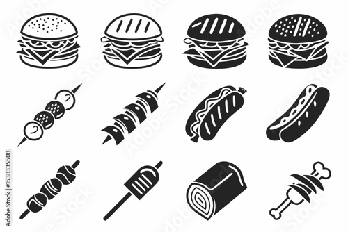 set of easter eggs
