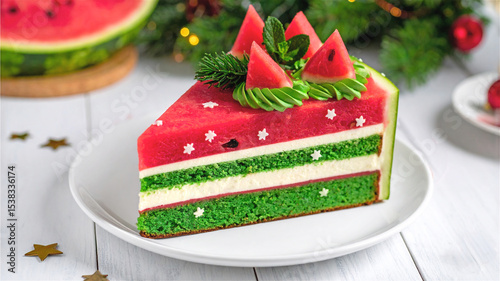 クリスマススイカケーキ