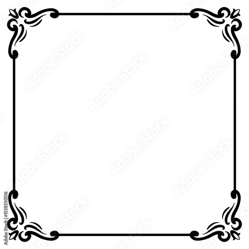 Wallpaper Mural Square frame Vector Torontodigital.ca