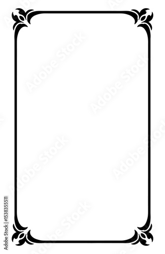 Frame Margin vector ornament