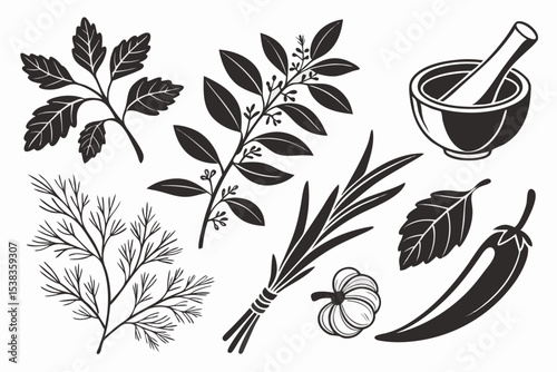 black and white flowers