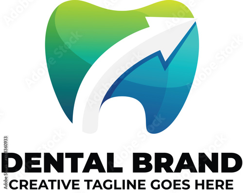 Dentist Arrow Business Logo
