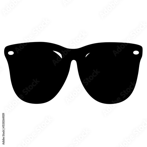 Stylish black sunglasses with classic design, perfect for summer fashion accessory