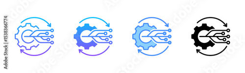 Reengineering Multi Style Icon Set