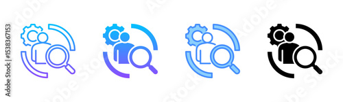 Utilization Multi Style Icon Set