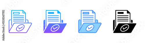 Documentation Multi Style Icon Set